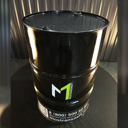 Бочка металлическая 200 литров черная глянцевая купить в Тамбове